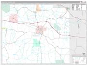 Pontotoc County, MS <br /> Wall Map <br /> Premium Style 2025 Map