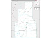 Quitman County, MS <br /> Wall Map <br /> Premium Style 2025 Map