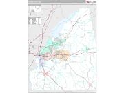 Rankin County, MS <br /> Wall Map <br /> Premium Style 2025 Map