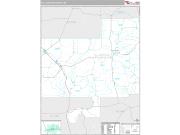 Tallahatchie County, MS <br /> Wall Map <br /> Premium Style 2025 Map