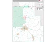 Tippah County, MS <br /> Wall Map <br /> Premium Style 2025 Map