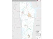 Tishomingo County, MS <br /> Wall Map <br /> Premium Style 2025 Map
