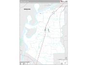 Tunica County, MS <br /> Wall Map <br /> Premium Style 2025 Map