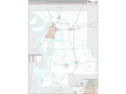 Washington County, MS <br /> Wall Map <br /> Premium Style 2025 Map