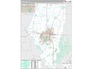 Boone County, MO <br /> Wall Map <br /> Premium Style 2025 Map