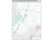 Callaway County, MO <br /> Wall Map <br /> Premium Style 2025 Map