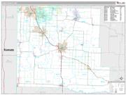 Cass County, MO <br /> Wall Map <br /> Premium Style 2025 Map