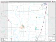 Clinton County, MO <br /> Wall Map <br /> Premium Style 2025 Map