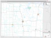 Dade County, MO <br /> Wall Map <br /> Premium Style 2025 Map