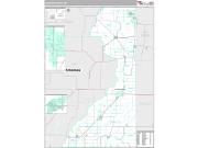 Dunklin County, MO <br /> Wall Map <br /> Premium Style 2025 Map