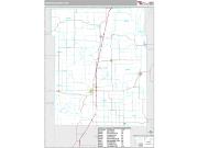 Harrison County, MO <br /> Wall Map <br /> Premium Style 2025 Map