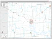 Henry County, MO <br /> Wall Map <br /> Premium Style 2025 Map