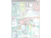 Jackson County, MO <br /> Wall Map <br /> Premium Style 2025 Map