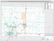 Jasper County, MO <br /> Wall Map <br /> Premium Style 2025 Map