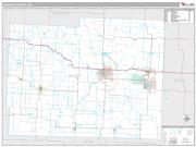 Johnson County, MO <br /> Wall Map <br /> Premium Style 2025 Map