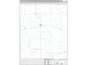 Knox County, MO <br /> Wall Map <br /> Premium Style 2025 Map