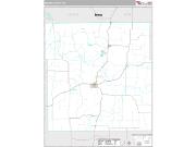 Mercer County, MO <br /> Wall Map <br /> Premium Style 2025 Map