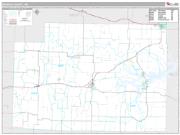 Monroe County, MO <br /> Wall Map <br /> Premium Style 2025 Map