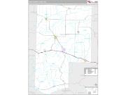 Montgomery County, MO <br /> Wall Map <br /> Premium Style 2025 Map
