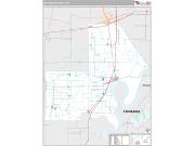 New Madrid County, MO <br /> Wall Map <br /> Premium Style 2025 Map