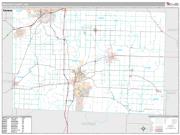 Newton County, MO <br /> Wall Map <br /> Premium Style 2025 Map