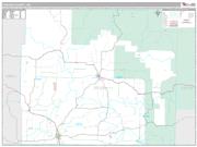 Oregon County, MO <br /> Wall Map <br /> Premium Style 2025 Map