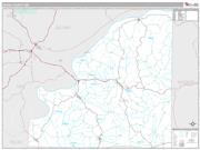Osage County, MO <br /> Wall Map <br /> Premium Style 2025 Map