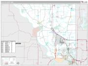 Platte County, MO <br /> Wall Map <br /> Premium Style 2025 Map
