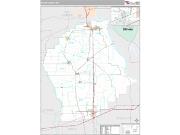 Scott County, MO <br /> Wall Map <br /> Premium Style 2025 Map