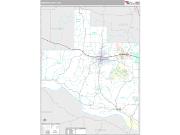 Warren County, MO <br /> Wall Map <br /> Premium Style 2025 Map