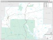 Wayne County, MO <br /> Wall Map <br /> Premium Style 2025 Map