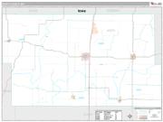 Worth County, MO <br /> Wall Map <br /> Premium Style 2025 Map