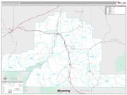 Big Horn County, MT <br /> Wall Map <br /> Premium Style 2025 Map
