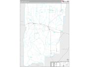 Blaine County, MT <br /> Wall Map <br /> Premium Style 2025 Map
