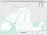 Carbon County, MT <br /> Wall Map <br /> Premium Style 2025 Map