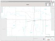 Daniels County, MT <br /> Wall Map <br /> Premium Style 2025 Map