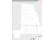 Golden Valley County, MT <br /> Wall Map <br /> Premium Style 2025 Map