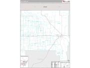 Hill County, MT <br /> Wall Map <br /> Premium Style 2025 Map