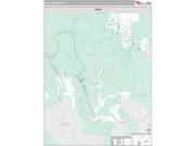 Lincoln County, MT <br /> Wall Map <br /> Premium Style 2025 Map