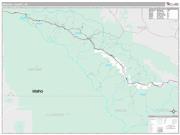 Mineral County, MT <br /> Wall Map <br /> Premium Style 2025 Map