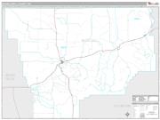 Musselshell County, MT <br /> Wall Map <br /> Premium Style 2025 Map