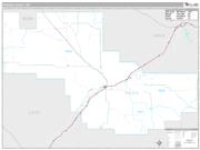 Prairie County, MT <br /> Wall Map <br /> Premium Style 2025 Map