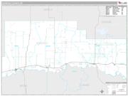 Roosevelt County, MT <br /> Wall Map <br /> Premium Style 2025 Map