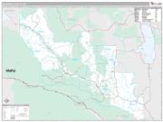 Sanders County, MT <br /> Wall Map <br /> Premium Style 2025 Map