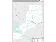 Stillwater County, MT <br /> Wall Map <br /> Premium Style 2025 Map