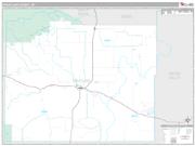 Wheatland County, MT <br /> Wall Map <br /> Premium Style 2025 Map