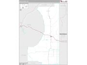 Wibaux County, MT <br /> Wall Map <br /> Premium Style 2025 Map