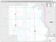 Burt County, NE <br /> Wall Map <br /> Premium Style 2025 Map