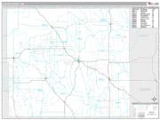 Custer County, NE <br /> Wall Map <br /> Premium Style 2025 Map