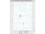 Gage County, NE <br /> Wall Map <br /> Premium Style 2025 Map